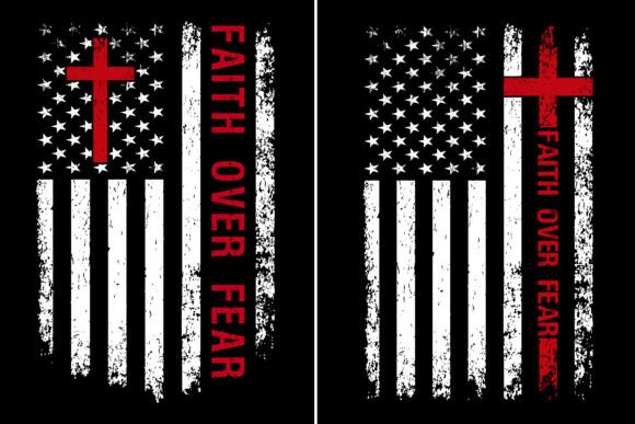 Faith over Fear Design T-Shirt Designs