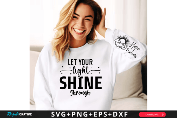 Hope Prevails Sleeve Svg Design for T-Shirt Designs