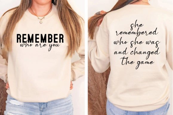 Remember Who Are You SVG, Motivational